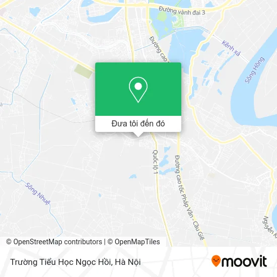 Bản đồ Trường Tiểu Học Ngọc Hồi