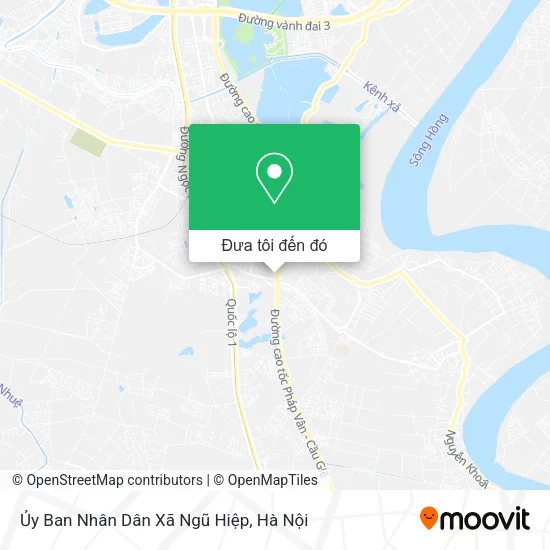 Bản đồ Ủy Ban Nhân Dân Xã Ngũ Hiệp