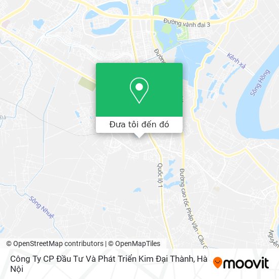 Bản đồ Công Ty CP Đầu Tư Và Phát Triển Kim Đại Thành