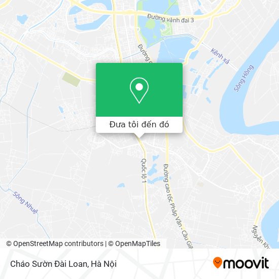 Bản đồ Cháo Sườn Đài Loan