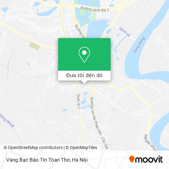 Bản đồ Vàng Bạc Bảo Tín Tòan Thơ