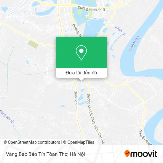 Bản đồ Vàng Bạc Bảo Tín Tòan Thơ