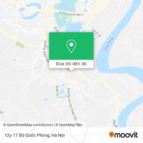 Bản đồ Cty 17 Bộ Quốc Phòng