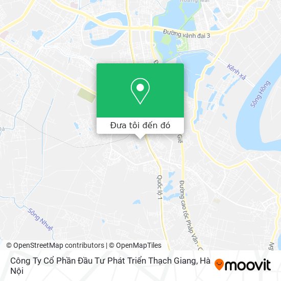 Bản đồ Công Ty Cổ Phần Đầu Tư Phát Triển Thạch Giang