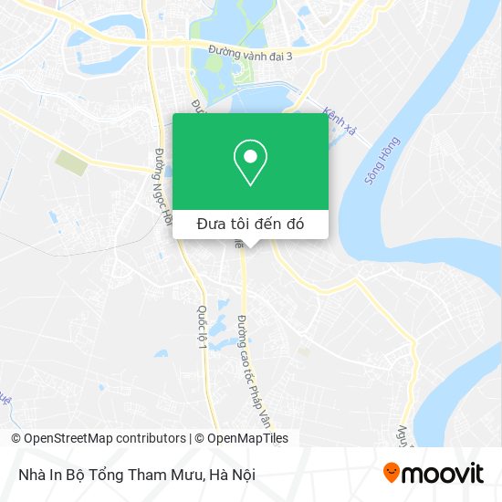 Bản đồ Nhà In Bộ Tổng Tham Mưu