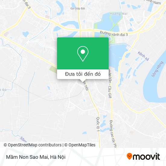 Bản đồ Mầm Non Sao Mai