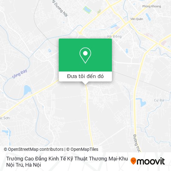 Bản đồ Trường Cao Đẳng Kinh Tế Kỹ Thuật Thương Mại-Khu Nội Trú