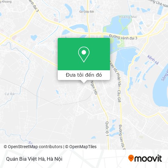 Bản đồ Quán Bia Việt Hà