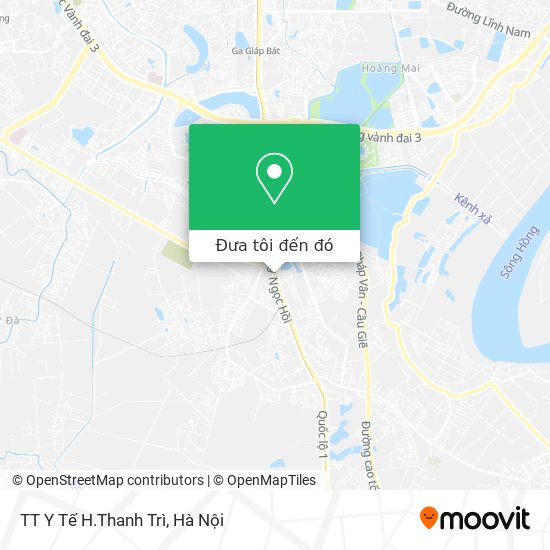 Bản đồ TT Y Tế H.Thanh Trì
