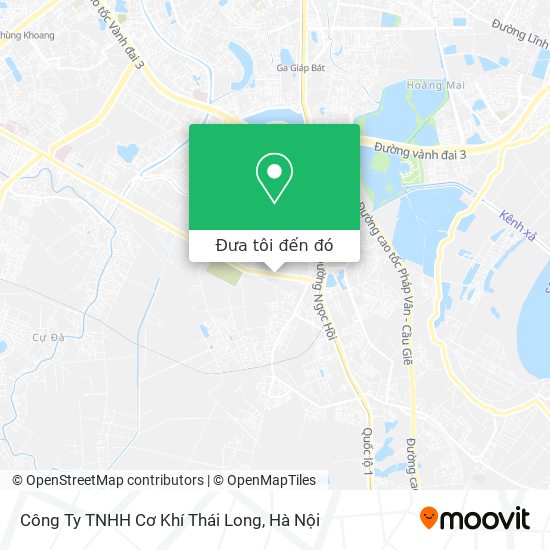 Bản đồ Công Ty TNHH Cơ Khí Thái Long