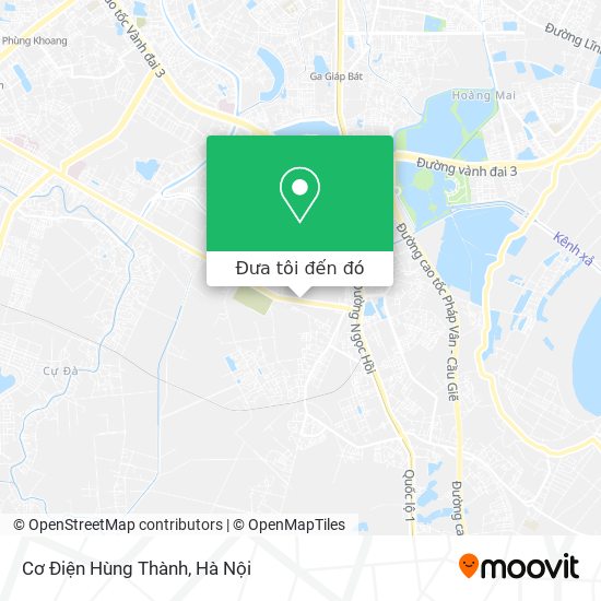 Bản đồ Cơ Điện Hùng Thành