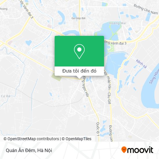 Bản đồ Quán Ăn Đêm