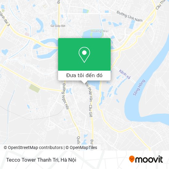Bản đồ Tecco Tower Thanh Trì