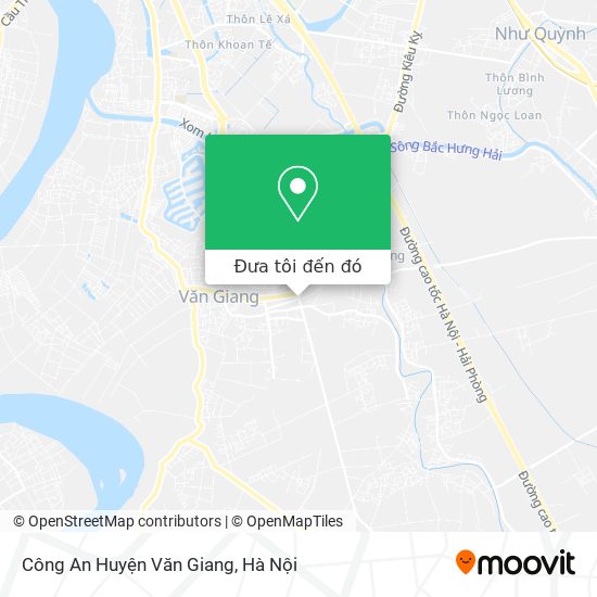 Bản đồ Công An Huyện Văn Giang