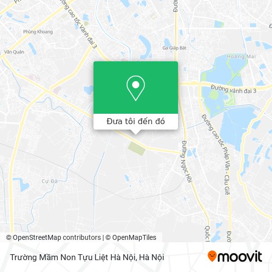 Bản đồ Trường Mầm Non Tựu Liệt Hà Nội