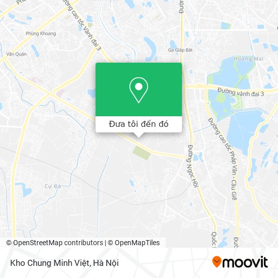 Bản đồ Kho Chung Minh Việt