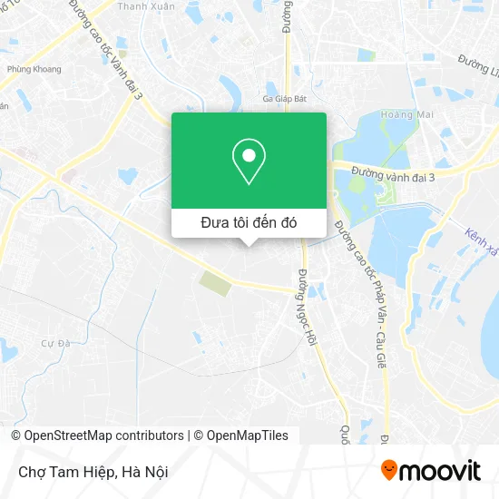Bản đồ Chợ Tam Hiệp