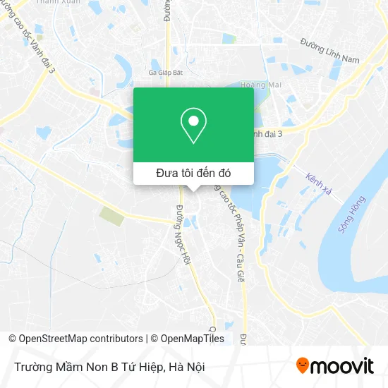 Bản đồ Trường Mầm Non B Tứ Hiệp