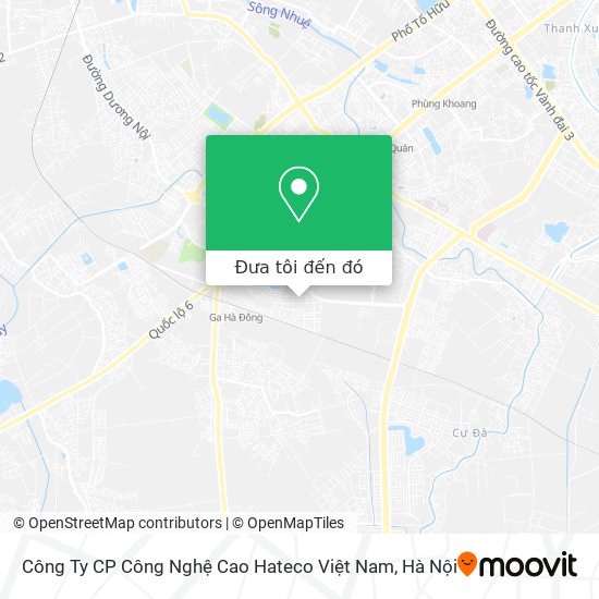 Bản đồ Công Ty CP Công Nghệ Cao Hateco Việt Nam