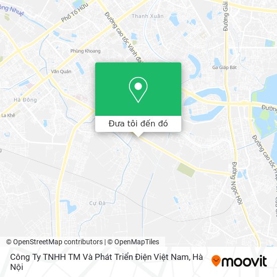 Bản đồ Công Ty TNHH TM Và Phát Triển Điện Việt Nam