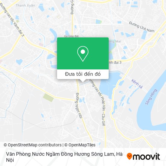 Bản đồ Văn Phòng Nước Ngầm Đồng Hương Sông Lam