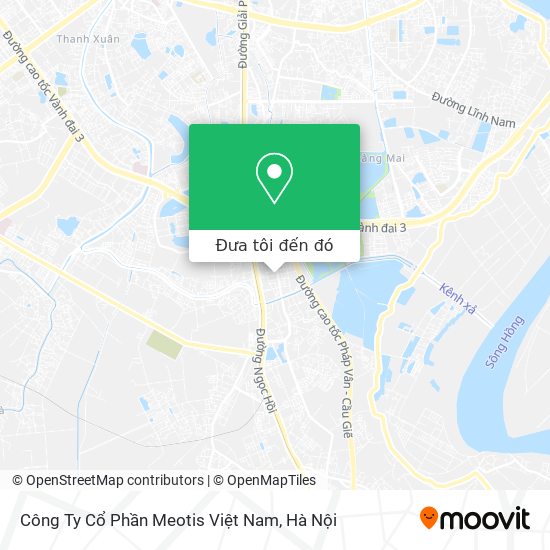 Bản đồ Công Ty Cổ Phần Meotis Việt Nam
