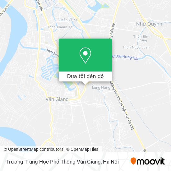 Bản đồ Trường Trung Học Phổ Thông Văn Giang