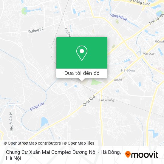 Bản đồ Chung Cư Xuân Mai Complex Dương Nội - Hà Đông