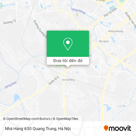 Bản đồ Nhà Hàng 630 Quang Trung