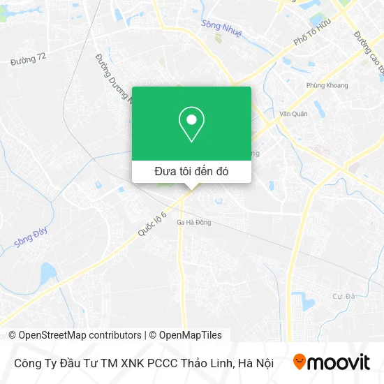 Bản đồ Công Ty Đầu Tư TM XNK PCCC Thảo Linh