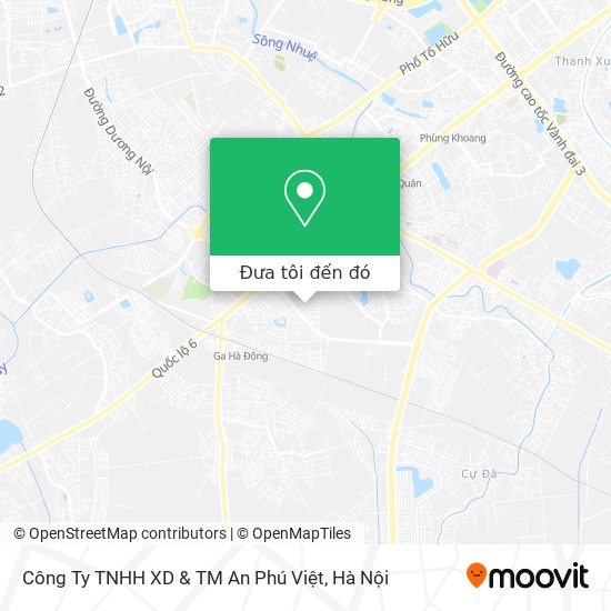 Bản đồ Công Ty TNHH XD & TM An Phú Việt