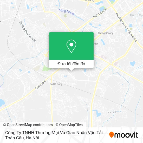 Bản đồ Công Ty TNHH Thương Mại Và Giao Nhận Vận Tải Toàn Cầu