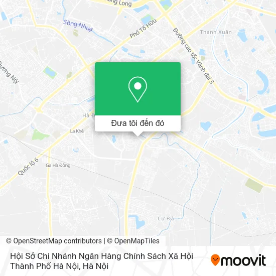 Bản đồ Hội Sở Chi Nhánh Ngân Hàng Chính Sách Xã Hội Thành Phố Hà Nội