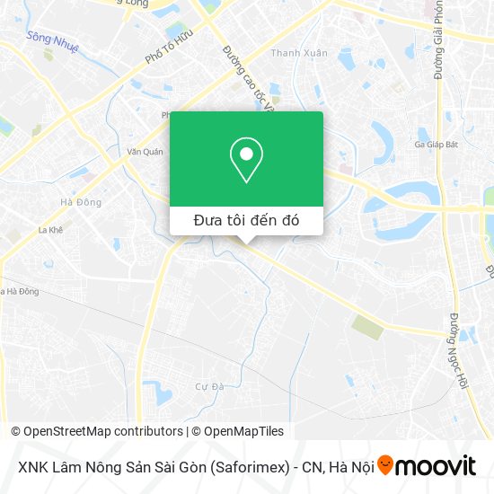 Bản đồ XNK Lâm Nông Sản Sài Gòn (Saforimex) - CN