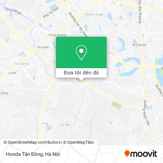 Bản đồ Honda Tân Đông