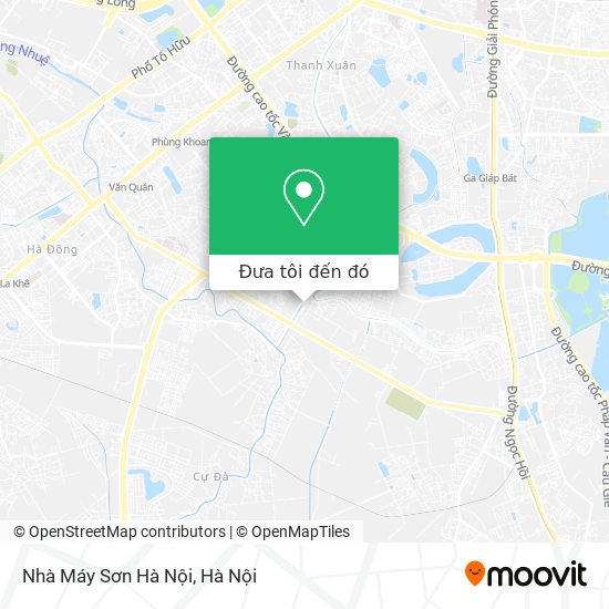 Bản đồ Nhà Máy Sơn Hà Nội