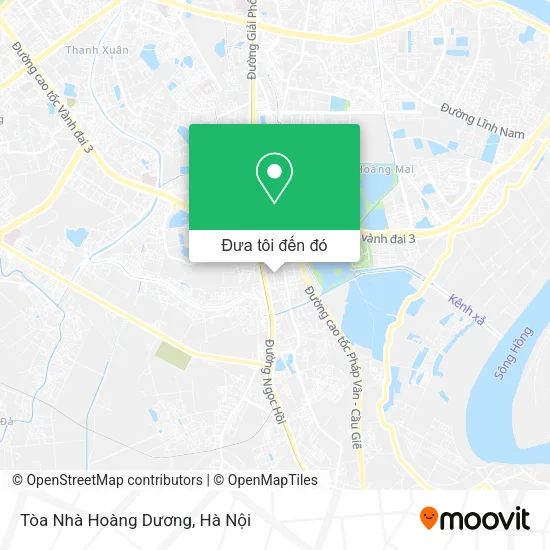 Bản đồ Tòa Nhà Hoàng Dương
