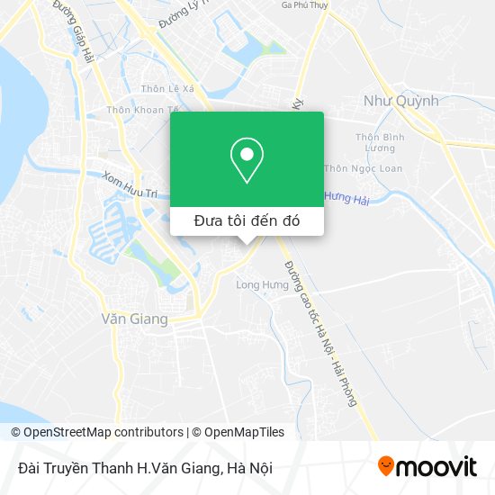 Bản đồ Đài Truyền Thanh H.Văn Giang