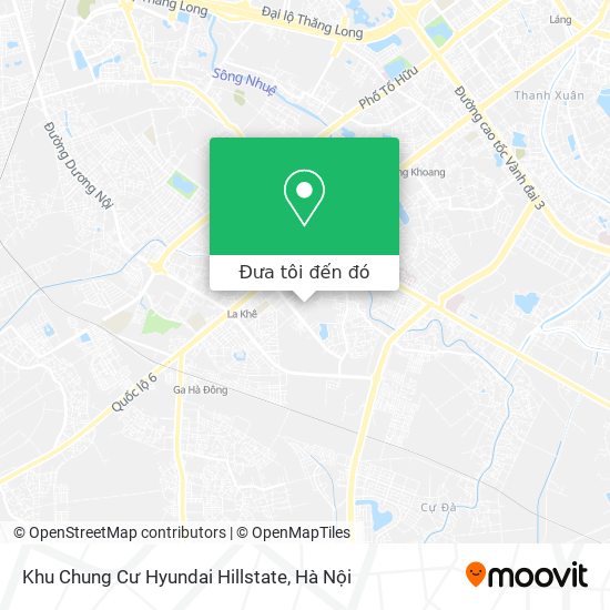 Bản đồ Khu Chung Cư Hyundai Hillstate
