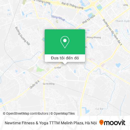 Bản đồ Newtime Fitness & Yoga TTTM Melinh Plaza