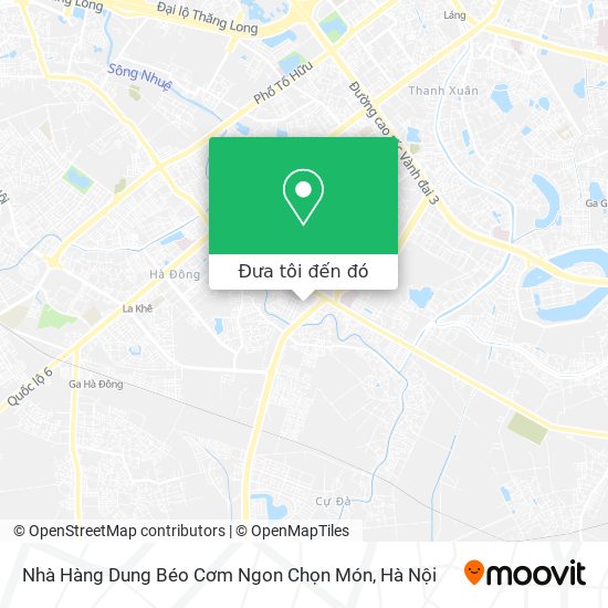 Bản đồ Nhà Hàng Dung Béo Cơm Ngon Chọn Món