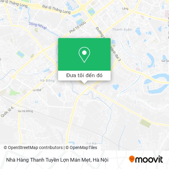 Bản đồ Nhà Hàng Thanh Tuyền Lợn Mán Mẹt