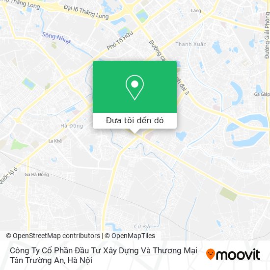 Bản đồ Công Ty Cổ Phần Đầu Tư Xây Dựng Và Thương Mại Tân Trường An