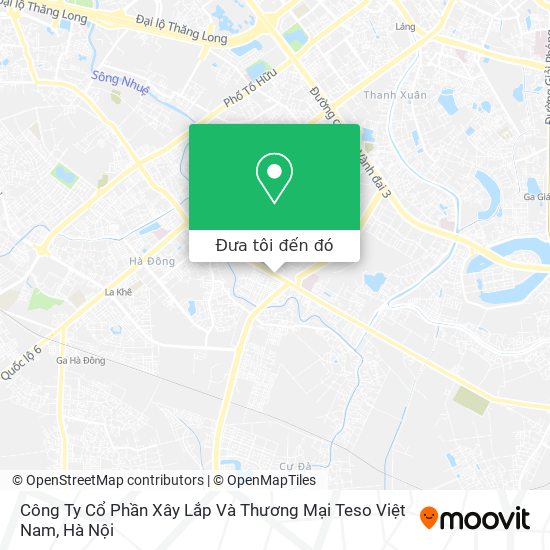 Bản đồ Công Ty Cổ Phần Xây Lắp Và Thương Mại Teso Việt Nam