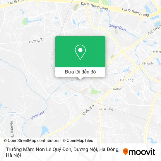 Bản đồ Trường Mầm Non Lê Quý Đôn, Dương Nội, Hà Đông