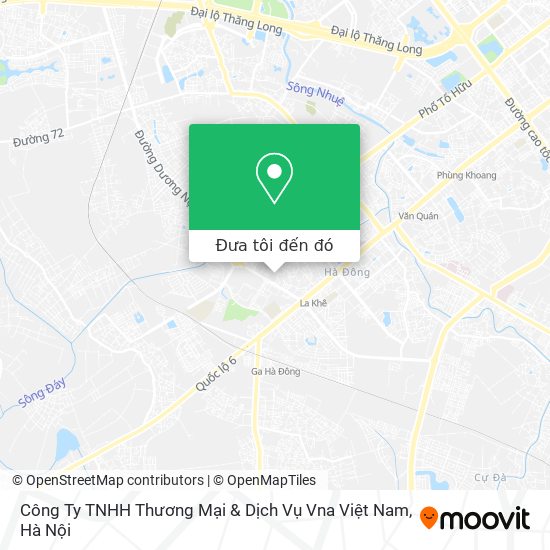 Bản đồ Công Ty TNHH Thương Mại & Dịch Vụ Vna Việt Nam