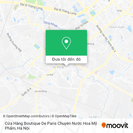 Bản đồ Cửa Hàng Boutique De Paris Chuyên Nước Hoa Mỹ Phẩm