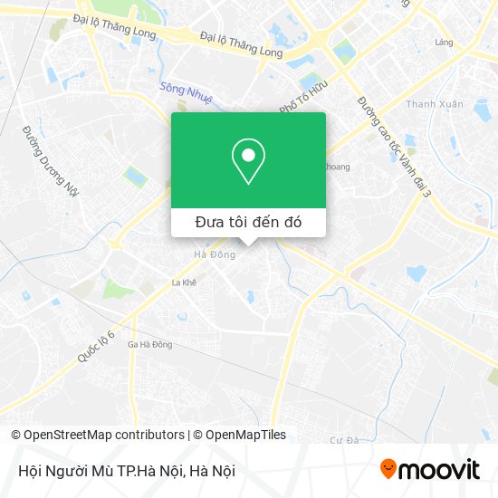 Bản đồ Hội Người Mù TP.Hà Nội