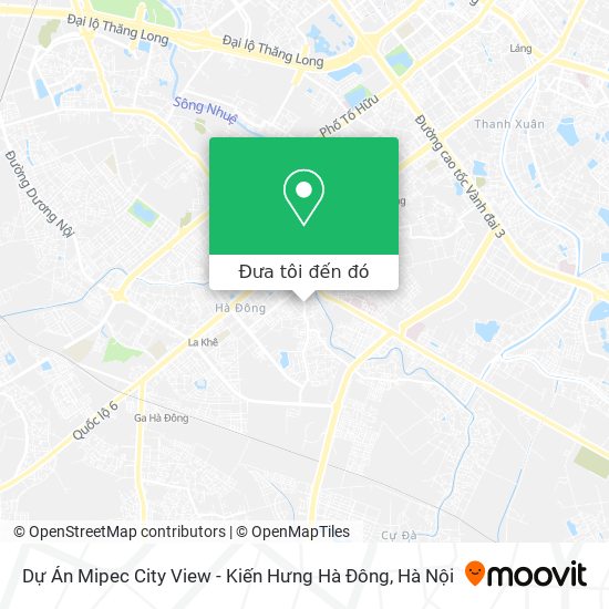 Bản đồ Dự Án Mipec City View - Kiến Hưng Hà Đông