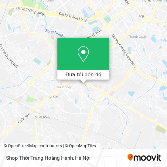 Bản đồ Shop Thời Trang Hoàng Hạnh